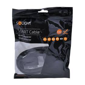 Kábel Solight SCART konektor - SCART konektor, 21pin, priemer 8mm, 1,5m čierny

 obrázok produktu 1 z 1
