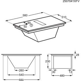 Indukčné varné dosky s odsávaním Electrolux ECC63410CB čierna

 obrázok produktu 8 z 10