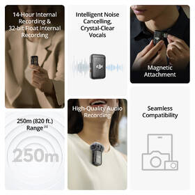Mikrofón DJI Mic 2 (1 TX) Transmitter čierny

 obrázok produktu 9 z 9