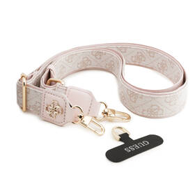 Popruh na krk Guess Crossbody PU 4G Metal Logo ružový

 obrázok produktu 1 z 3