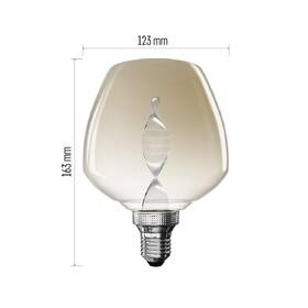 LED žiarovka EMOS DECO S123 "DNA", 3,5 W, 130 lm, E27, teplá biela+ 

 obrázok produktu 3 z 6