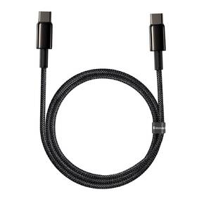 Kábel Baseus Tungsten Gold USB-C/USB-C, 100W, 1m čierny

 obrázok produktu 3 z 4