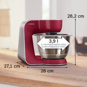 Kuchynský robot Bosch MUM58720 strieborný/červený

 obrázok produktu 8 z 11
