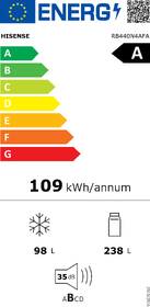 Chladnička s mrazničkou Hisense RB440N4AFA čierna

 obrázok produktu 1 z 3
