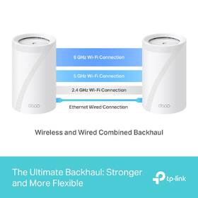 Kompletný Wi-Fi systém TP-Link Deco BE65, BE9300, Wi-Fi 7 (2 ks) biely

 obrázok produktu 8 z 9