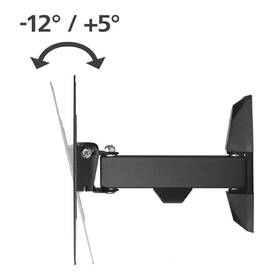 Držiak na TV Hama 220821, nástenný, polohovateľný, pre uhlopriečky 19" až 48", max. nosnosť 20 kg čierny

 obrázok produktu 3 z 6