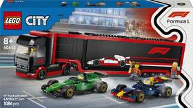 Stavebnica LEGO® City 60445 Kamión F1® s autami RB20 a AMR24 F1® 

 obrázok produktu 8 z 9