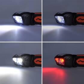 Čelovka Solight 150 + 100 lm, biele a červené svetlo, Li-ion, USB 

 obrázok produktu 5 z 5