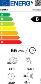 Umývačka riadu Gorenje GV663B66 

 obrázok produktu 1 z 18