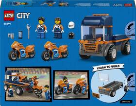 Stavebnica LEGO® City 60491 Kamión na prepravu motoriek 

 obrázok produktu 6 z 8