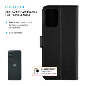 Puzdro na mobil flipové FIXED Opus na Motorola Moto G55 5G čierne

 obrázok produktu 2 z 7