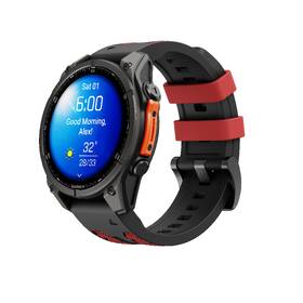 Remienok Cubenest Premium Silicone Garmin QuickFit Band 26mm čierny/červený

 obrázok produktu 2 z 5