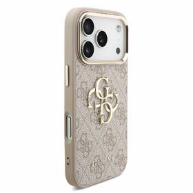 Kryt na mobil Guess PU 4G Metal Logo Strap na Apple iPhone 18 Pro ružový

 obrázok produktu 5 z 7