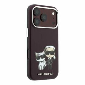 Kryt na mobil Karl Lagerfeld PU Semi Wrap Smooth Sketch Bodies Magsafe na Apple iPhone 18 Pro Max vínový

 obrázok produktu 4 z 6