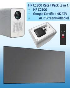 Projektor HP CC500 + skládané plátno 84" a Google 4K AndroidTV sivý/biely

 obrázok produktu 1 z 7