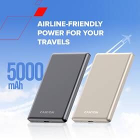 Powerbank Canyon OnPower 505 Slim MagSafe PD20W 5000 mAh béžový

 obrázok produktu 11 z 14
