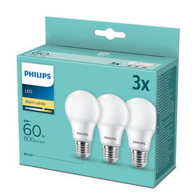 LED žiarovka Philips mini globe, 8W, E27, teplá biela, 3ks 

 obrázok produktu 2 z 2