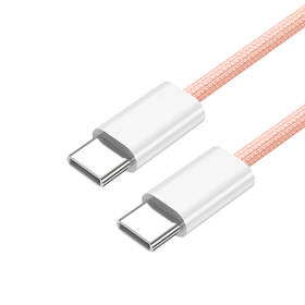 Kábel Cubenest USB-C/USB-C, 60W, 1m, 4 ks biely/modrý/zelený/ružový

 obrázok produktu 12 z 12