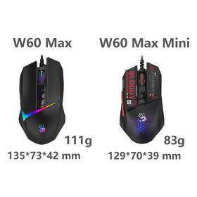 Myš A4Tech W60 Max Mini čierna

 obrázok produktu 15 z 15