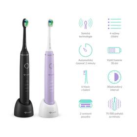 Súprava zubných kefiek TrueLife SonicBrush Compact Duo Black / Lavender čierna/fialová

 obrázok produktu 2 z 11