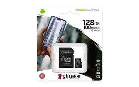 Pamäťová karta Kingston MicroSDXC 128GB UHS-I U1 (100R/10W) + adapter 

 obrázok produktu 2 z 2