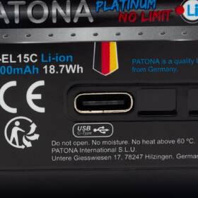 Batéria PATONA Platinum EN-EL15C 2600 mAh Li-Ion (Nikon) čierna

 obrázok produktu 5 z 5