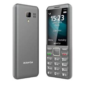 Mobilný telefón Aligator D860 Dual SIM sivý

 obrázok produktu 7 z 8
