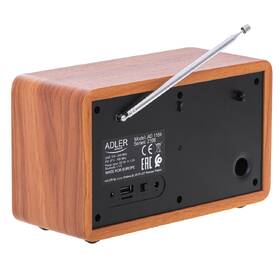 Rádioprijímač s DAB+ Adler AD1184 čierny/hnedý

 obrázok produktu 3 z 10