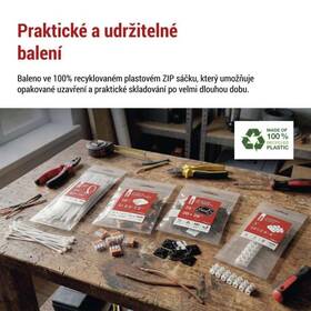 Sťahovacie pásky EMOS 350×4,8MM, 100KS čierne

 obrázok produktu 9 z 10