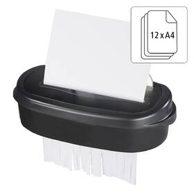 Skartovač Hama Home X12CD, krížový rez, 12 listov, stupeň utajenia P-4 

 obrázok produktu 3 z 7