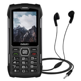 Mobilný telefón Evolveo StrongPhone H1 čierna farba
