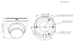 IP kamera Dahua HDW1339DA-SAW-IL Turret, 3Mpx, f=2,8mm biela

 obrázok produktu 4 z 4