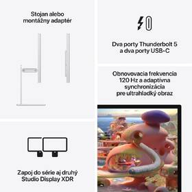 Monitor Apple Studio Display XDR - sklo s nanotexturou - stojan s nastavitelným náklonem a výškou 

 obrázok produktu 8 z 9