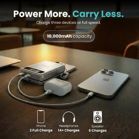 Powerbank BMX SolidSafe™ 10K Solid-State magnetická strieborná

 obrázok produktu 5 z 9