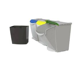 Odpadkový kôš na triedený odpad Denox 24300.790, 25 l sivý

 obrázok produktu 3 z 5