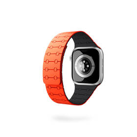 Remienok Epico Magnetic+ Silicone na Apple Watch SE (44mm)/Series 1-9 (42/44/45mm) 10-11 (46mm)/Ultra (49mm) oranžový

 obrázok produktu 2 z 3