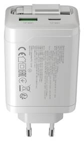 Nabíjačka do siete Canyon OnCharge 65RC White, USB-C, 65W PD, QC, EU biely

 obrázok produktu 4 z 7