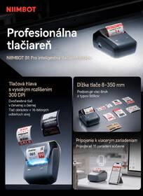 Tlačiareň štítkov Niimbot B1 PRO + role štítkov sivá

 obrázok produktu 8 z 9