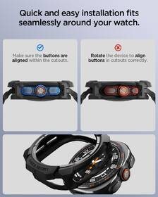 Remienok Spigen Rugged Armor na Samsung Galaxy Watch Ultra 2 (47mm) čierny

 obrázok produktu 13 z 15