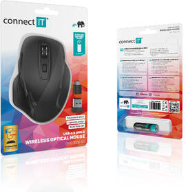 Myš Connect IT Dual SmartSwitch USB/USB-C čierna

 obrázok produktu 7 z 7