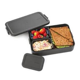 Jedálenský box Brabantia Bento Make & Take, dark grey čierny

 obrázok produktu 13 z 22
