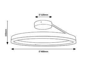 LED stropné svietidlo Rabalux Isaure 71302 čierne

 obrázok produktu 3 z 3