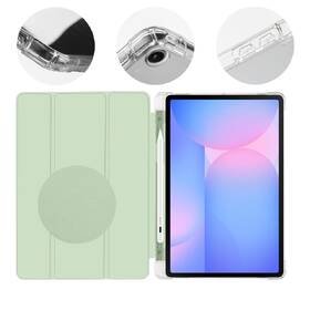 Puzdro na tablet flipové Obal:Me MistyTab na Samsung Galaxy Tab S10 Lite/S9/S9 FE/S10 FE zelené

 obrázok produktu 1 z 4