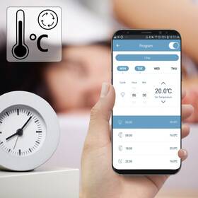 Bezdrôtová termohlavica Hama SMART set pre reguláciu vykurovania, centrála + 2x hlavica 

 obrázok produktu 6 z 9