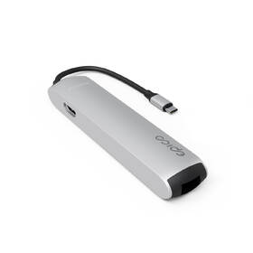 USB Hub Epico 6in1 Slim 8K USB-C/1× USB-C, HDMI, 3× USB 3.0 strieborný

 obrázok produktu 3 z 5