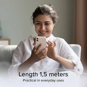 Kábel SBS USB-C/USB-C, PD, 100 W, 1,5 m sivý

 obrázok produktu 7 z 8