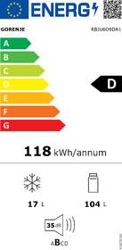 Chladnička Gorenje RBIU609DA1 biela

 obrázok produktu 1 z 11
