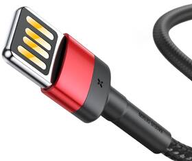 Kábel Baseus DS U/L 2,4A 1M B/R 

 obrázok produktu 2 z 5