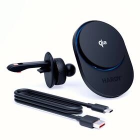 Držiak na mobil 3mk HARDY AeroCharger 15W Qi2 čierny

 obrázok produktu 8 z 10