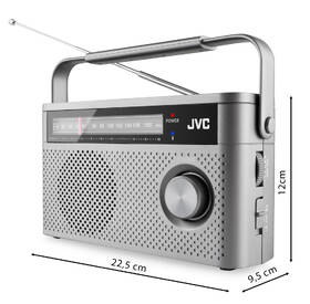 Rádioprijímač JVC RA-E315G sivý

 obrázok produktu 7 z 7